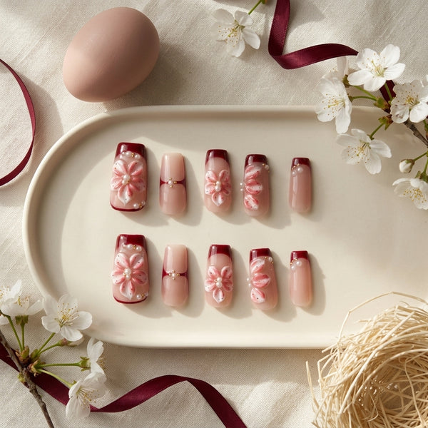 Cherry Blossom Dusk Press-On Nail Set