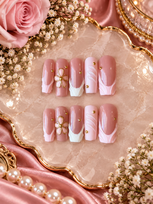 Blush Gilded Petal
