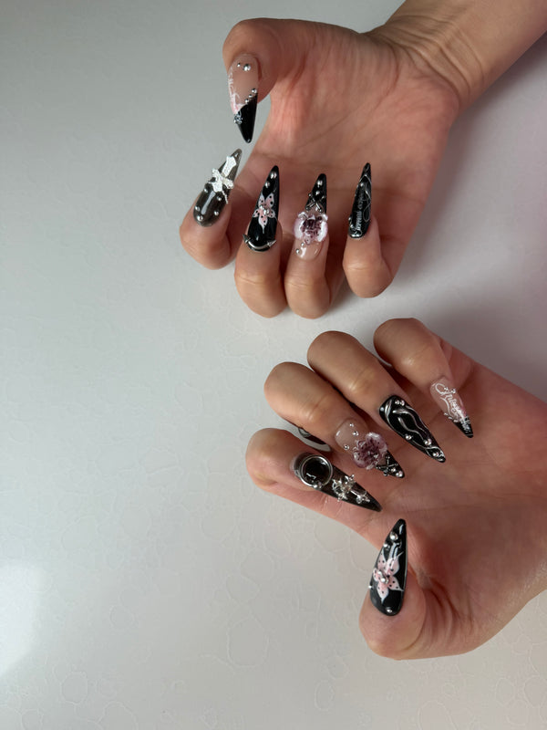 Dark Angel Press-On Nail Set