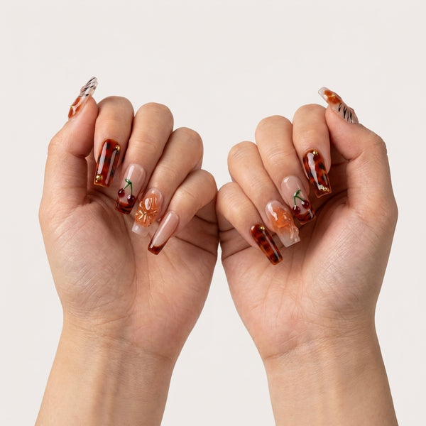 Autumn Botanica Press-On Nail Set