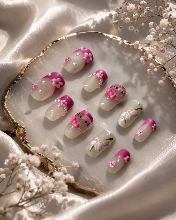Kitty Sugar Rush Press-On Nail Set
