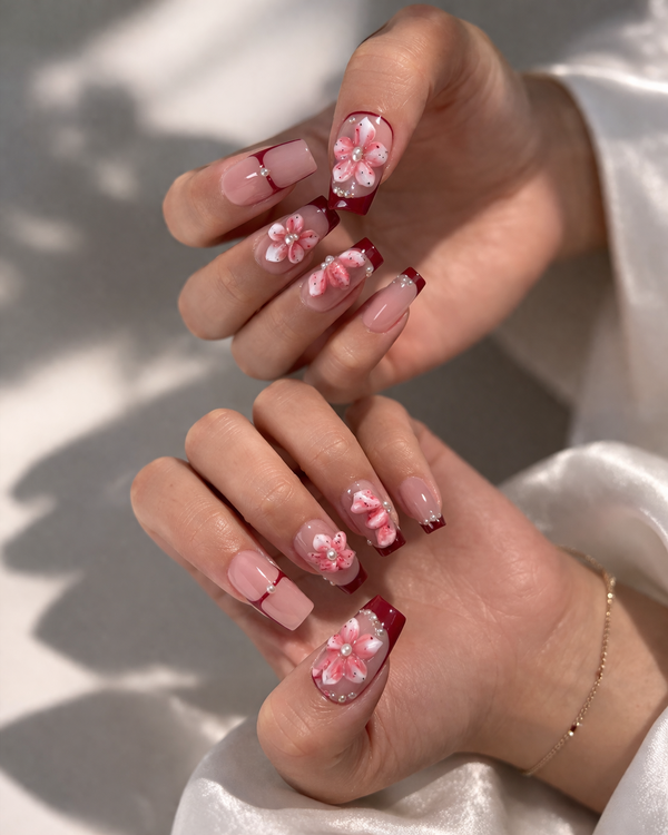 Cherry Blossom Dusk Press-On Nail Set