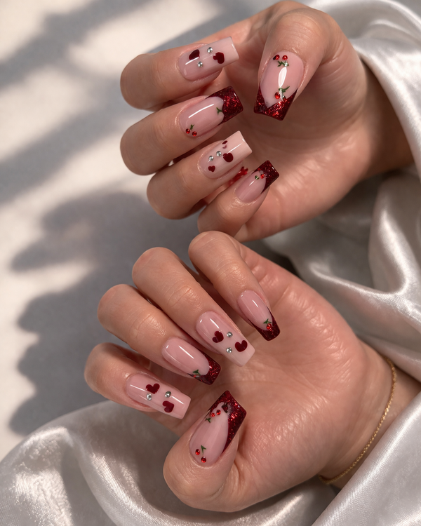 Cherry On Top Press-On Nail Set