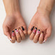 Midnight Blossom Press-On Nail Set