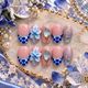 Blue Porcelain Bloom