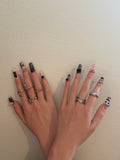 Midnight Romance | Gothic Coquette Press-On Nails