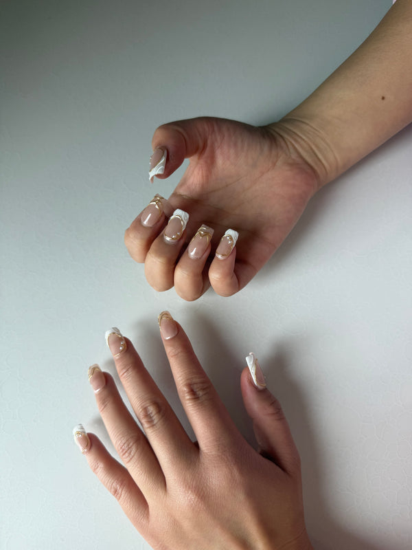 Golden Hour French Press-On Nail Set
