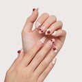 Strawberry Picnic Nails – 3D Fruit & Daisy Cute Press-On Set
