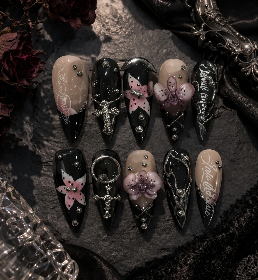 Dark Romance Press-On Nail Set